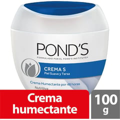 PONDS - Crema Humectante Facial Pond´s Crema S X 100 Gr