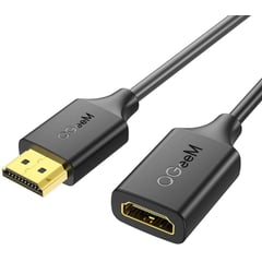 QGEEM - Cable De Extensión HDMI Full HD 4k Macho A Hembra 18 Gbps 0.92 Metros