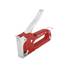 TOOLCRAFT - Grapadora Manual Roja Grapas Largo 4 Mm A 8 Mm