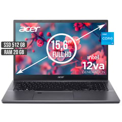 ACER - PORTATIL INTEL CORE I5-12450H SSD 512GB RAM 20GB LED 15,6 FULL HD