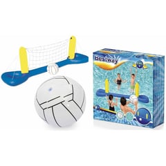 BESTWAY - Cancha voleibol juego inflable flotante piscina adulto niños