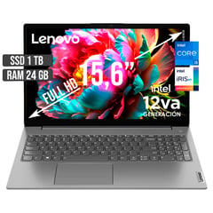 LENOVO - PORTATIL LENOVO INTEL CORE I5-1235U SSD 1TB RAM 24GB LED 15,6 FULL FHD
