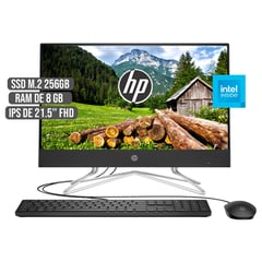 HP - TODO EN UNO INTEL DUAL CORE J4025 SSD 256GB RAM 8GB 21.5 FHD