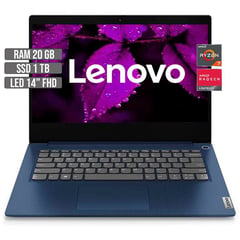 LENOVO - IDEAPAD AMD RYZEN 7-5700U SSD 1TB RAM 20GB LED 14" FHD