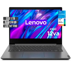 LENOVO - PORTATIL INTEL CORE i5-1235U SSD 1TB RAM 24GB LED 14 FHD