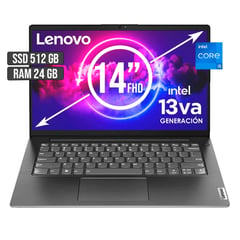 LENOVO - PORTATIL INTEL CORE I5-13420H SSD 512GB RAM 24GB LED 14 FHD