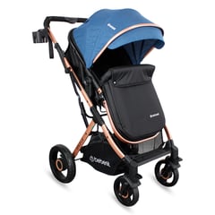 BEBESIT - Coche Para Bebe Gold Lx Azul Tipo Moises