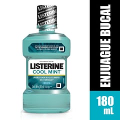 LISTERINE - Enjuague Bucal Cool Mint X 180ml
