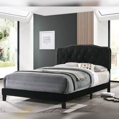 KAIU HOME - COMBO PRISMA 120X190 BASE + CABECERO NEGRO