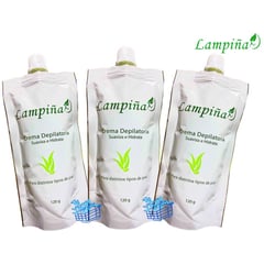 LAMPINA - Crema de depilacion Corporal Lampiña X3