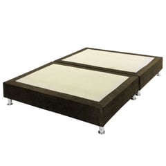 PRODESCANSO - Base cama dividida - 120 x 190 - semidoble - café