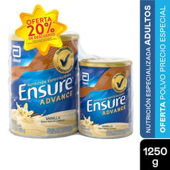 ENSURE - Oferta Advance Vainilla X 850g + 400g