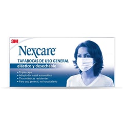 NEXCARE - Tapabocas Elastico Desechable X 50und