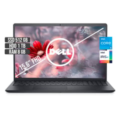 DELL - INSPIRON 15 INTEL CORE I5-1135G7 SSD 512GB + HDD 1TB RAM 8GB LED 15.6" FHD