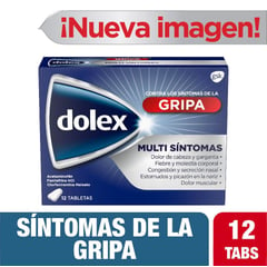 DOLEX - Gripa 500mg Caja X 12 Tabletas