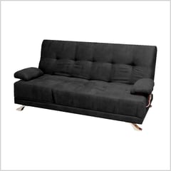 PRODESCANSO - Sofa cama sense 5 posiciones - negro cuero