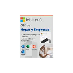 MICROSOFT - Licencia office 2021 home & business esd