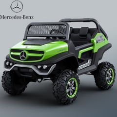 MERCEDES BENZ - Carro Infantil Batería Eléctrico Campero Verde