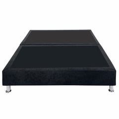 DORMIPUFF - Base Cama Dividida Negro Doble 140cm sas