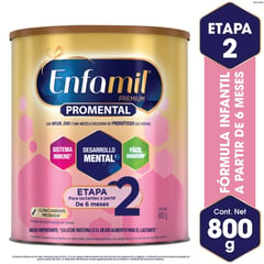 ENFAMIL - Formula Infantil Premium Etapa 2 De 6-12 Meses X 800