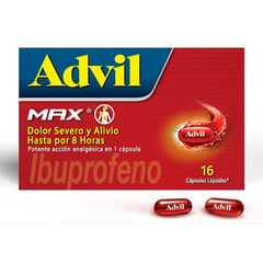 ADVIL - Max 400mg Caja X 16 Capsulas Liquidas