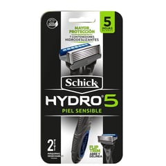 SCHICK - Maquina Afeitar Shick Hydro 5 Hojas X 2und