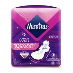 NOSOTRAS - Toallas Higienicas Buenas Noches Invisible Rapisec