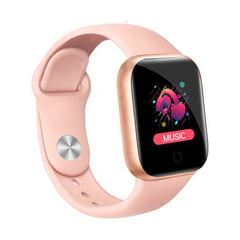 GENERICO - Reloj Inteligente Smartwatch Y68 Rosa Bluetooth