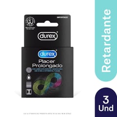 DUREX - Condones Placer Prolongado X 3und