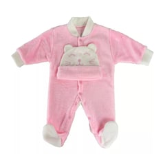 MUNDO BEBE - Pijama para bebe niña térmica rosado bebé.