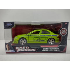 JADA TOYS - BRIAN´S MITSUBISHI LANCER EVOLUTION VII VERDE de coleccion