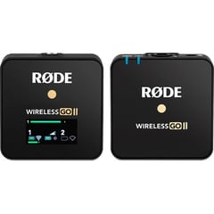 RODE - Rode Wireless Go II Micrófono Inalámbrico Negro