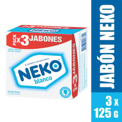 NEKO - Jabon Antibacterial Blanco X 3und