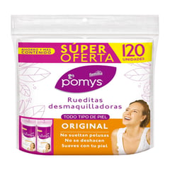 POMYS - Oferta Rueditas Desmaquilladoras Original 2 X 60und