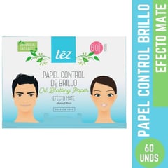 TEZ - Papel Facial Limpiador Grasa X 60unid