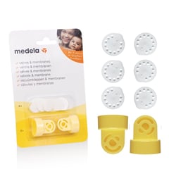 MEDELA - Valvulas 2y6 Membranas Para Extractore