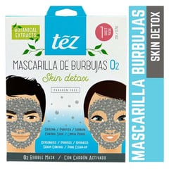 TEZ - Mascarilla Facial Burbujas Carbon Activado X 20g