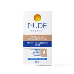 NUDE - Protector Solar Crema Facial Color Fps 50 X 50ml