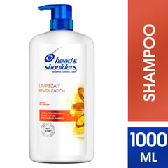 HEAD AND SHOULDERS - Shampoo Head & Shoulders Limpieza Revitalizacion Aceite Arga