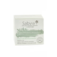 SABVIA - Crema Nutritiva Antioxidante Uso Nocturno para Todo Tipo de Piel 50 g