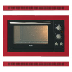 FISCHER - Horno Eléctrico Fit Line Empotrar Autolimpiante 44L Marca Rojo.