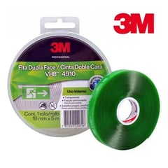 3M - Cinta Extra Fuerte Doble Cara Vhb Trasparente 19mmx5m