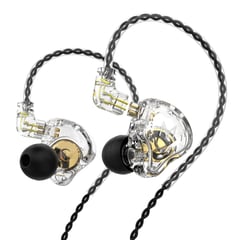 GENERICO - Audífonos Trn Mt1 Monitores In Ear TRANSPARENTE CON MICROFONO