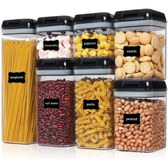 ONE PIXEL - Set Organizador De Granos Para Cocina 7 Pcs