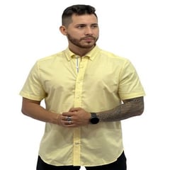 NAUTICA - Camisa para hombre YELLOW.