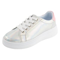 ROYALTY - Tenis irid melissa para niña brash 195705 metalico