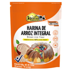 KARAVANSAY - Harina de Arroz Integral x500 gr