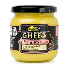 KARAVANSAY - Mantequilla clarificada Ghee con ajo x175 gr