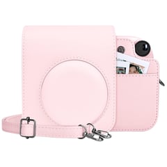 GENERICO - Estuche para Cámara Fujifilm Instax Mini 12 - Rosa Pastel