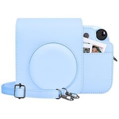 GENERICO - Estuche para Cámara Fujifilm Instax Mini 12 - Azul Pastel